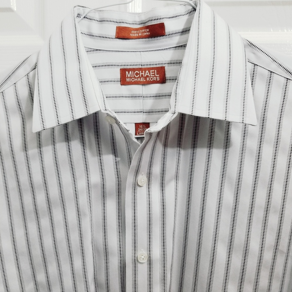 Men's Dove Gray MICHAEL by Michael Kors Shirt